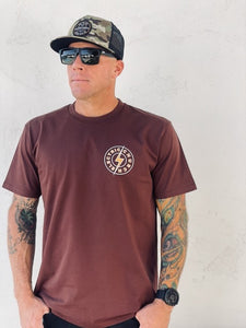 SD BROWN TEE