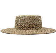 Load image into Gallery viewer, Seagrass Boater Hat
